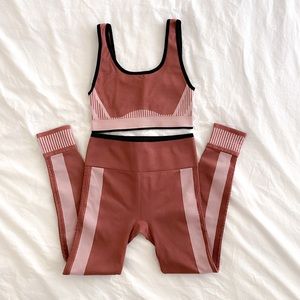 Chloe Seamless Bra and High waisted Seamless colorblock legging